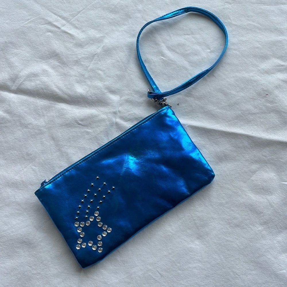 Old Navy Blue Embellished Shooting Star Wristlet